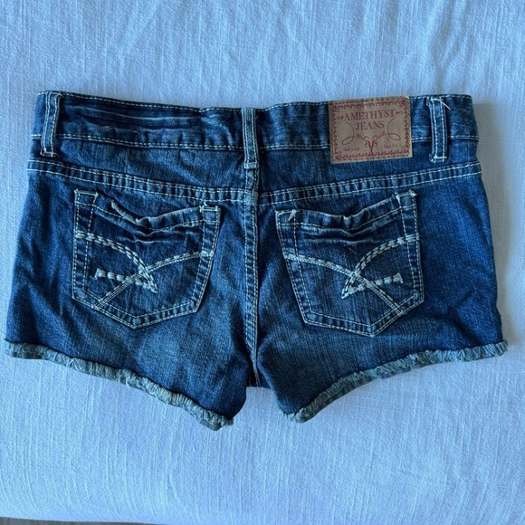 Vintage micro low waist jean shorts - Picture 4 of 5